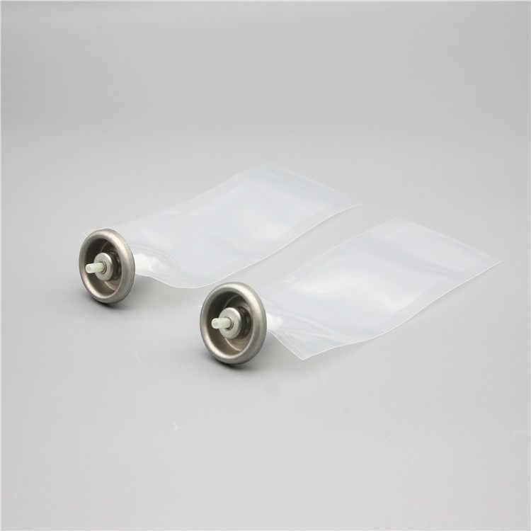 Plastic Bag on Valve for Peper Spray Aerosol