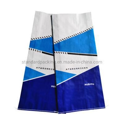 Customized Print Horse Feed Bag BOPP Laminated PP Woven Package Bags Polyethylene Bag for 25kg Packaging