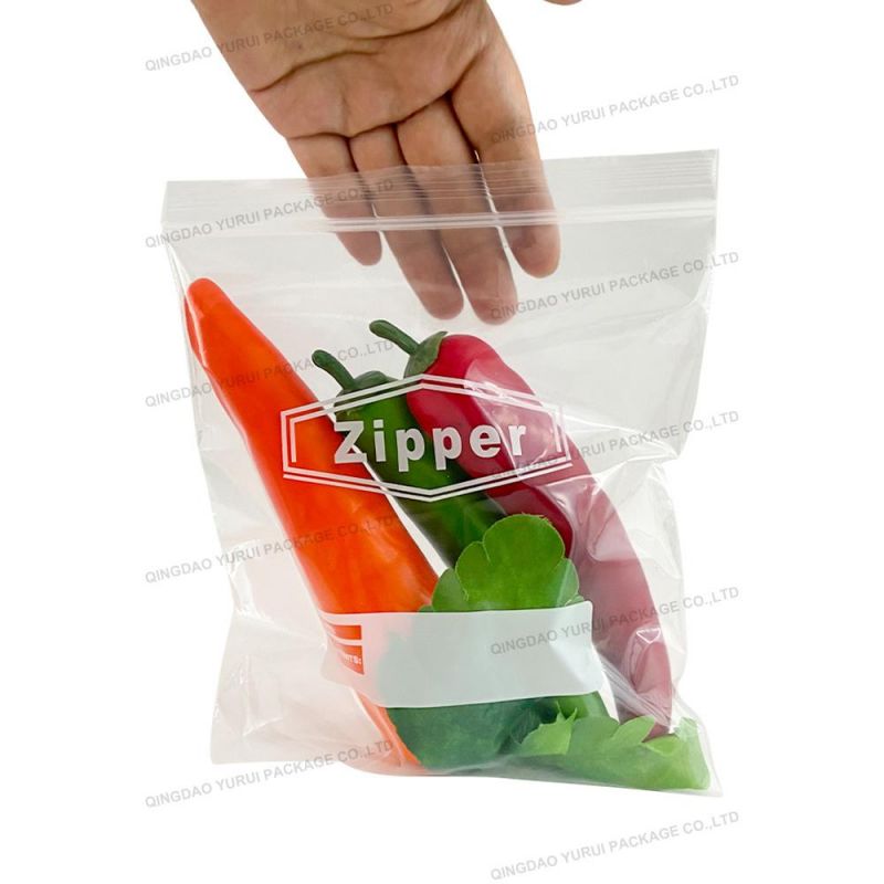 Biodegradable Printed Ziplock Plastic Packing 8 Mil Reclosable Bags