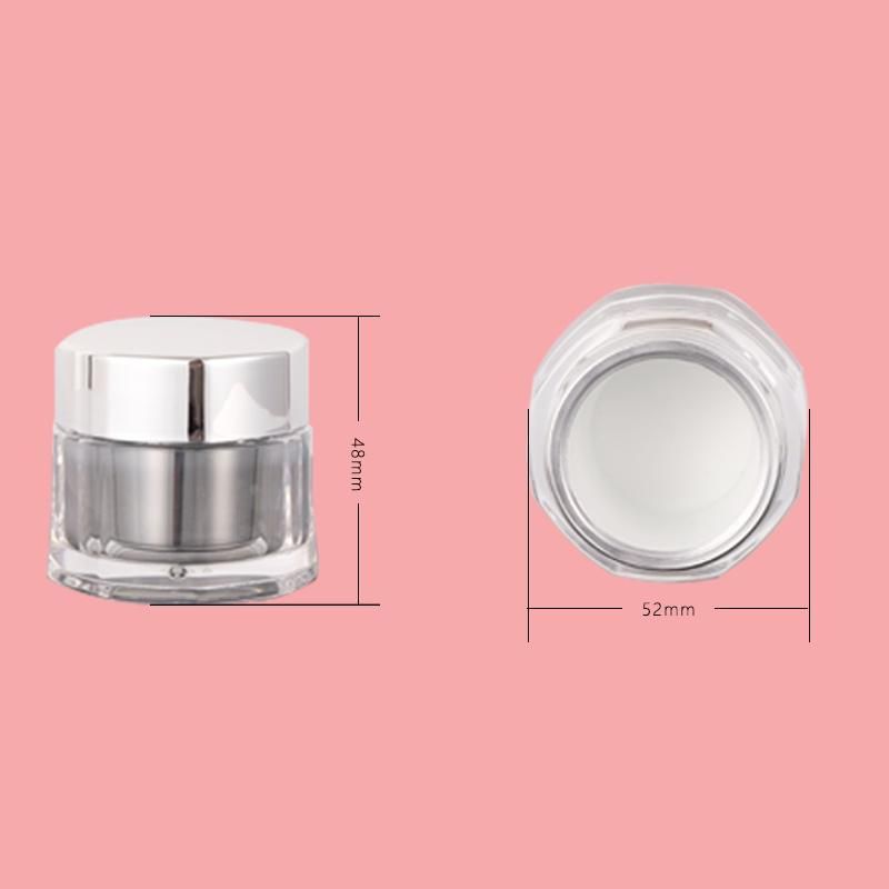 Supply Amazing Quality 20g Luxury Cosmetic Plastic Jar for Skincase Packaging