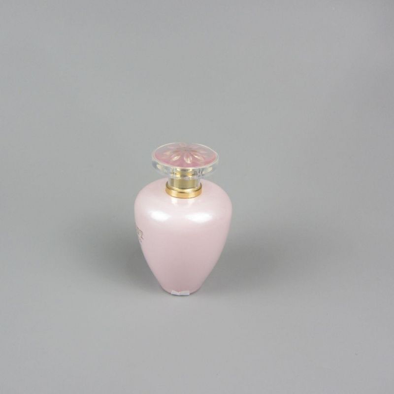 Wholesale 100ml Fancy Round Cylinder Luxury Empty Glass Perfume Bottle