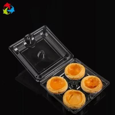 Disposable Transparent Pet Packaging Plastic Egg Tart Box