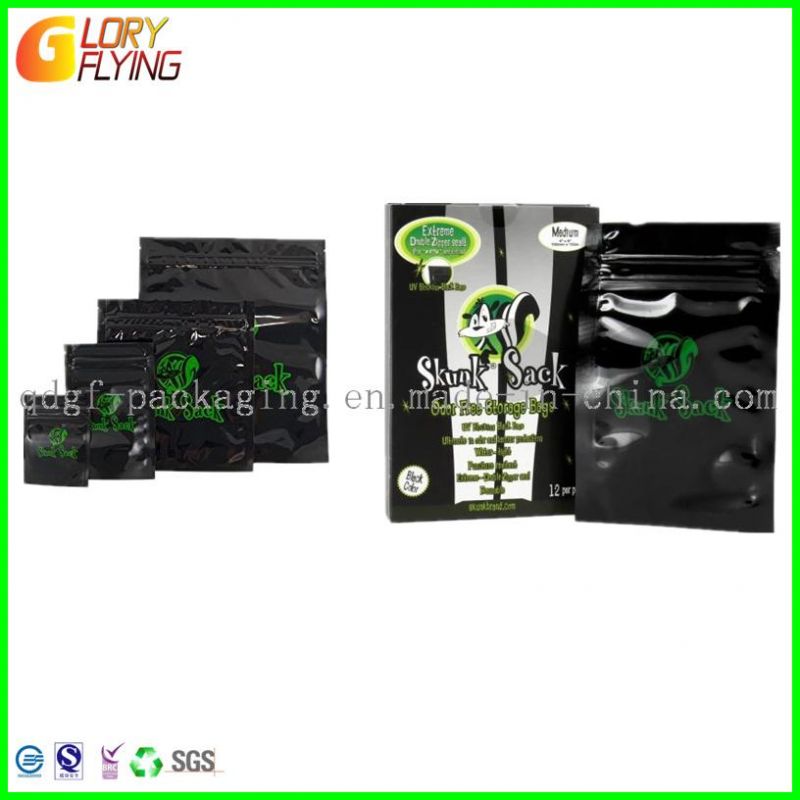 Plastic Bags with Zipper Biodegradable Bag for Tobacco and Cigar Packing