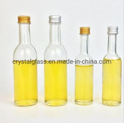 50ml 100ml Long Neck Small Glass Wine Bottle with Aluminum Cap Liquor Bottle