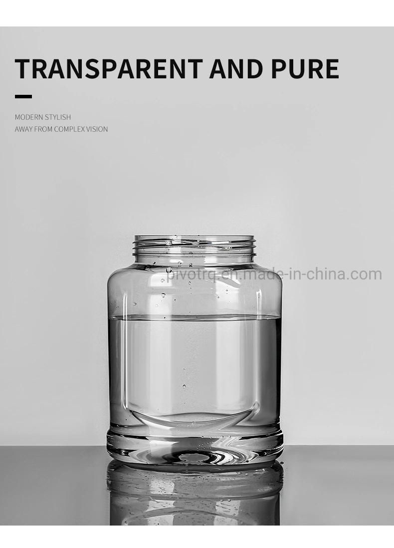 1200ml 40oz Clear Large Empty Food Plastic Container Jar