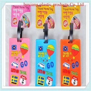 Small Cartoon Character Bright Color Luggage Tag (bxpvc13)