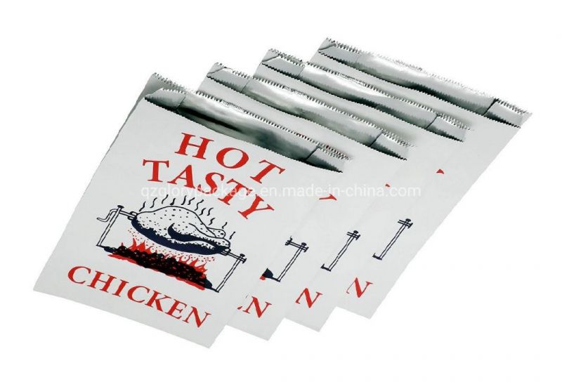 Aluminium Foil Lined Food Packaging Kebab Paper Bags