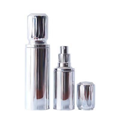 OEM/ODM China Glass Cosmetics Silver Plating Eco Friendly Body Lotion Bottle