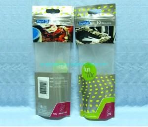 Custom Printing Color Stand up Zip Lock Bag for Food with Transparent Window