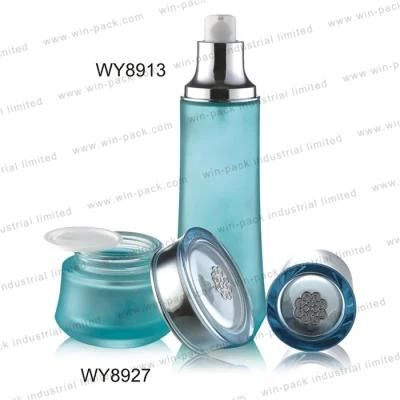 Wholesale Cosmetic Aluminum Glass Lotion Bottle for Facial Care