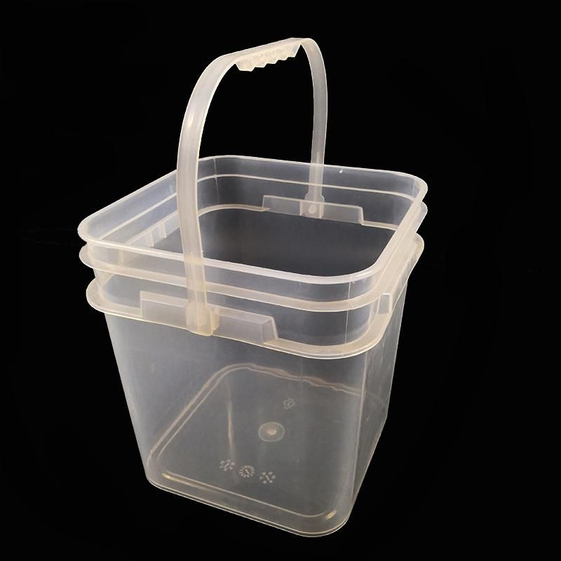 Food Grade Durable Custom 1L-20L Plastic Container Transparent