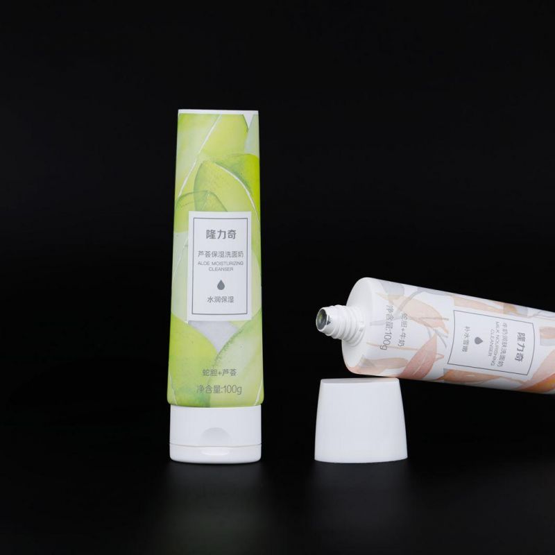 High Quality Brightness Gold Hand Cream Soft Tube Body Milk Plastic Tube Packaging