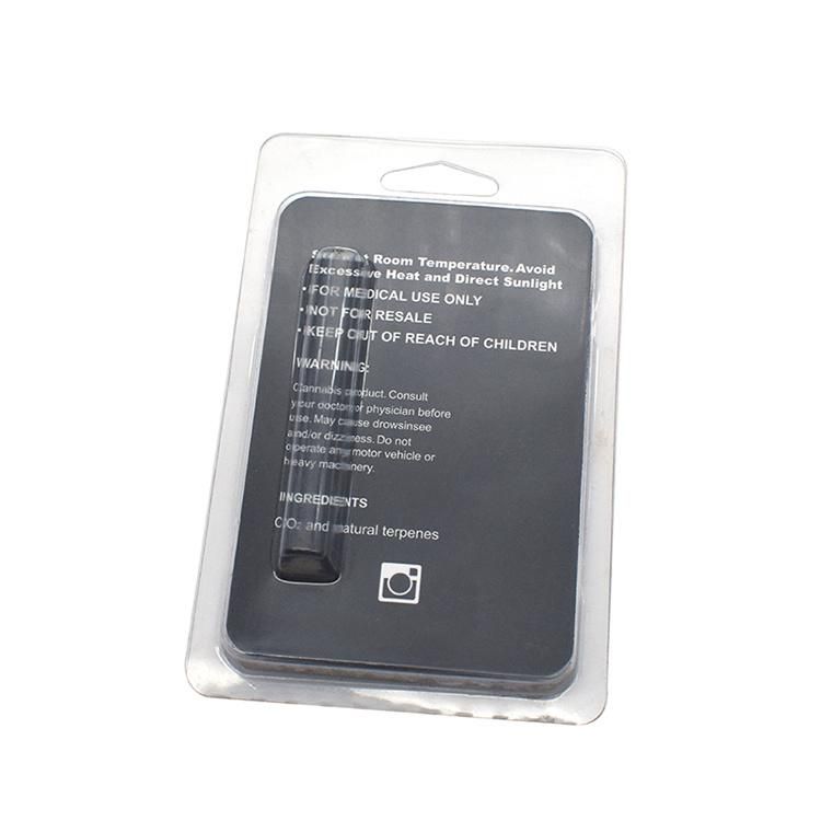 Custom Clear Plastic Clamshell Packaging Box Blister Packaging for 510 Cartridge