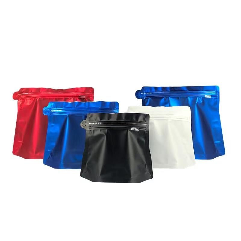 340g Food Packaging Zipper Bag Flat Bottom Pouches Plastic Bag