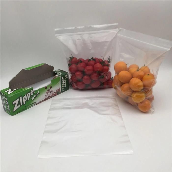 LDPE Virgin Material Food Grade Vegetable and Fruit 9" X13" Ziplock Bags