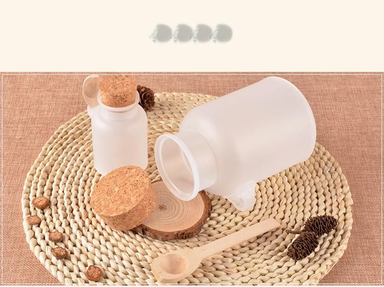 Plastic Bottle 200g Round PP Bath Salt Bottle