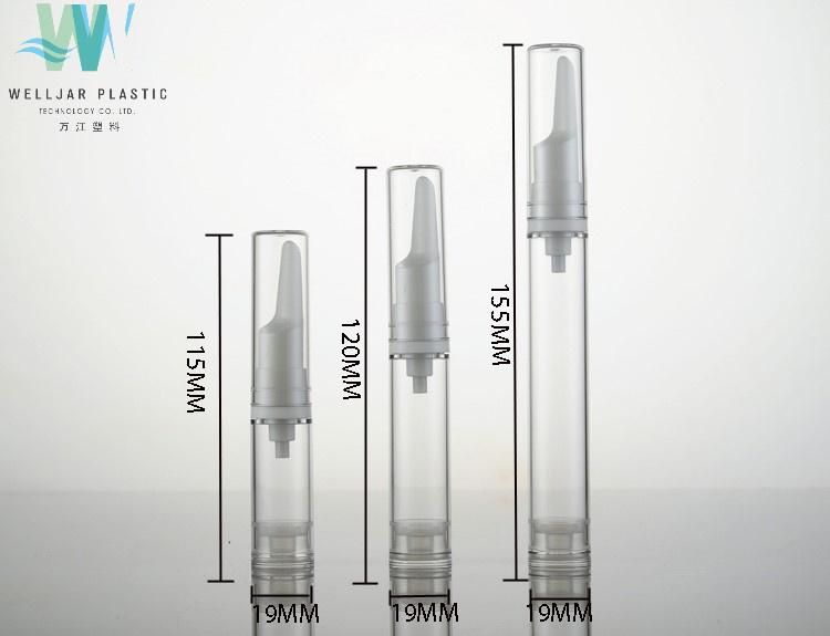 15ml Plastic as Glossy Airless Bottle for Eye Cream