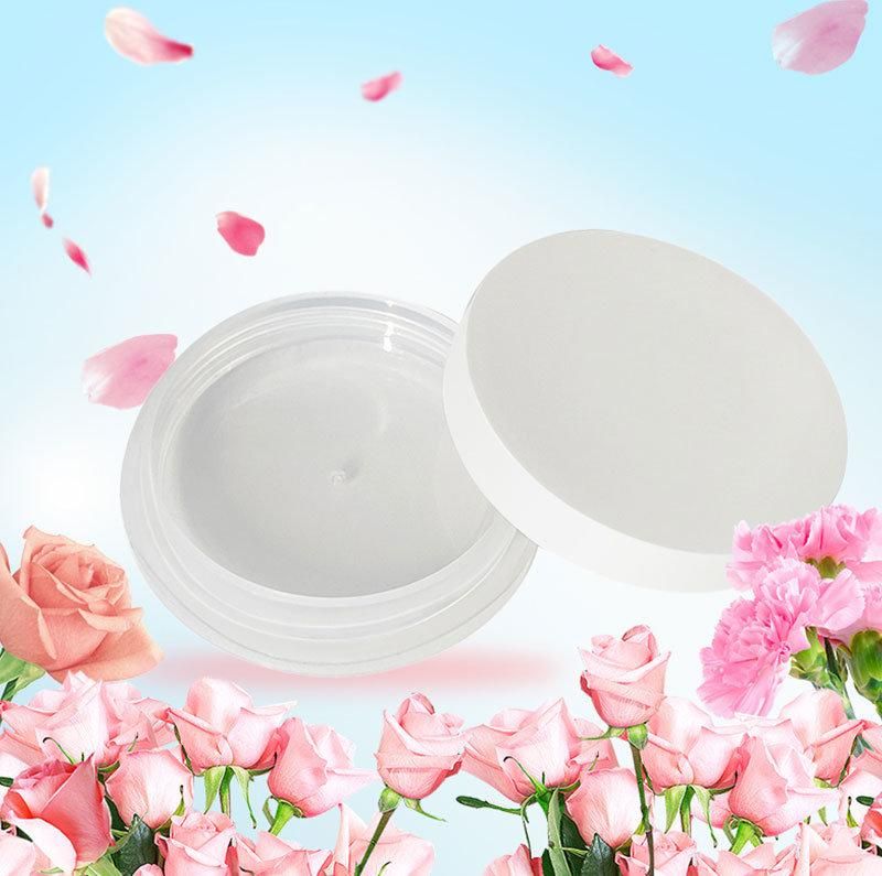 Best Selling White Flat Shape Skincare Packaging PP or PCR Cosmetic Plastic Cream Jar