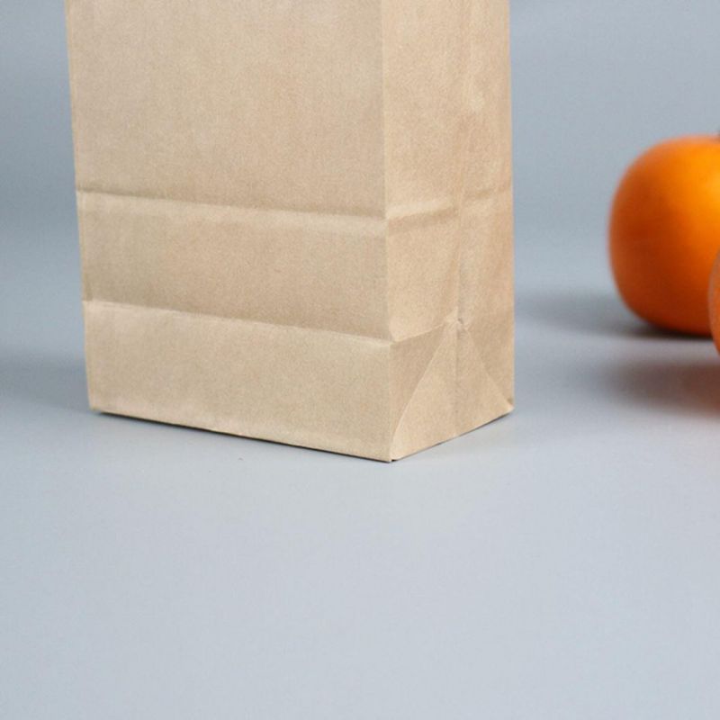 Food Packaging Bag Square Paper Bag for Fried Chicken Block/Compost Bag