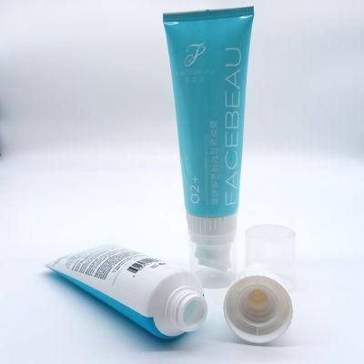 Facial Cream Cosmetic Soft Tube with Silicone Brush Head Packing