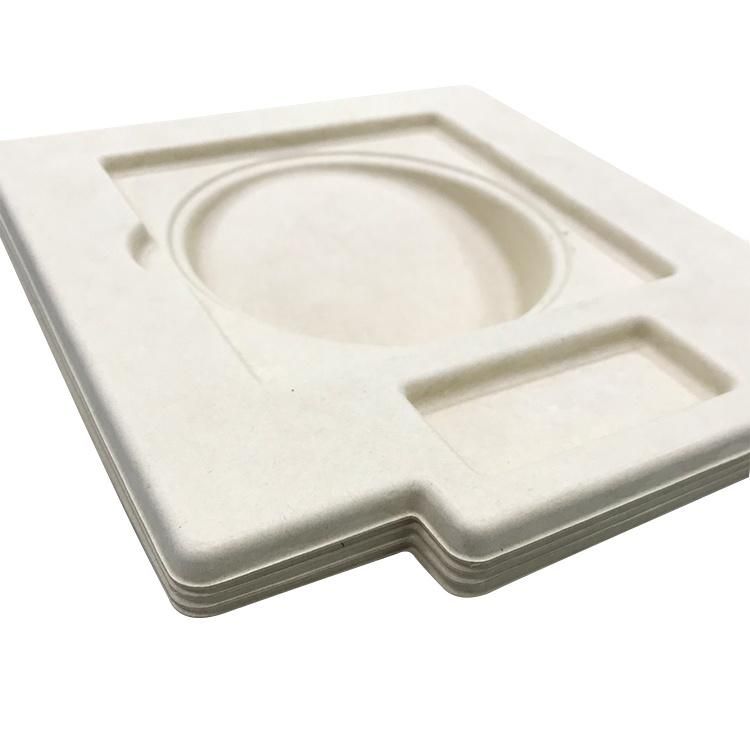 Custom Paper Molded Pulp Packaging Insert Tray for Box