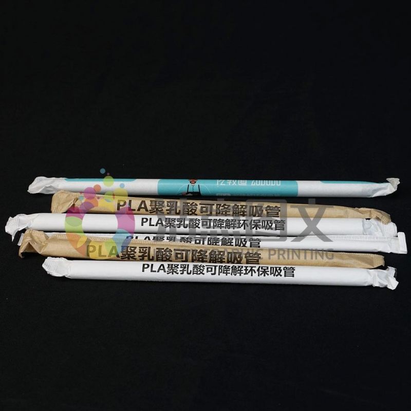 China Wholesale Food Grade Environmental Protection PLA Plastic Straw Packaging