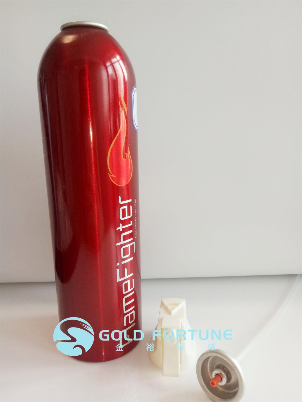 Custom Printed High Pressure Aerosol Fire Extinguisher Aluminum Can