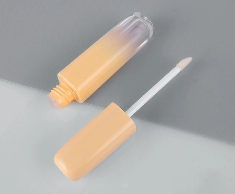 2021 Lip Gloss Tubes Packaging 2.5ml Gradient Nude Lip Gloss Tube Empty Plastic Packaging Lip Gloss Cute Container