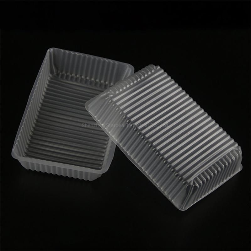 Thermoformed Clear Transparent Disposable Plastic Snack Packaging Tray