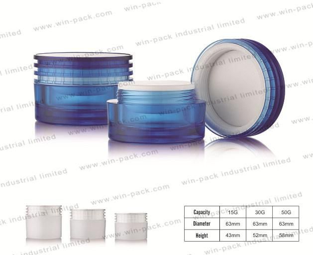 Winpack Top Selling Empty Acrylic Cream Jar with Lid Cosmetic