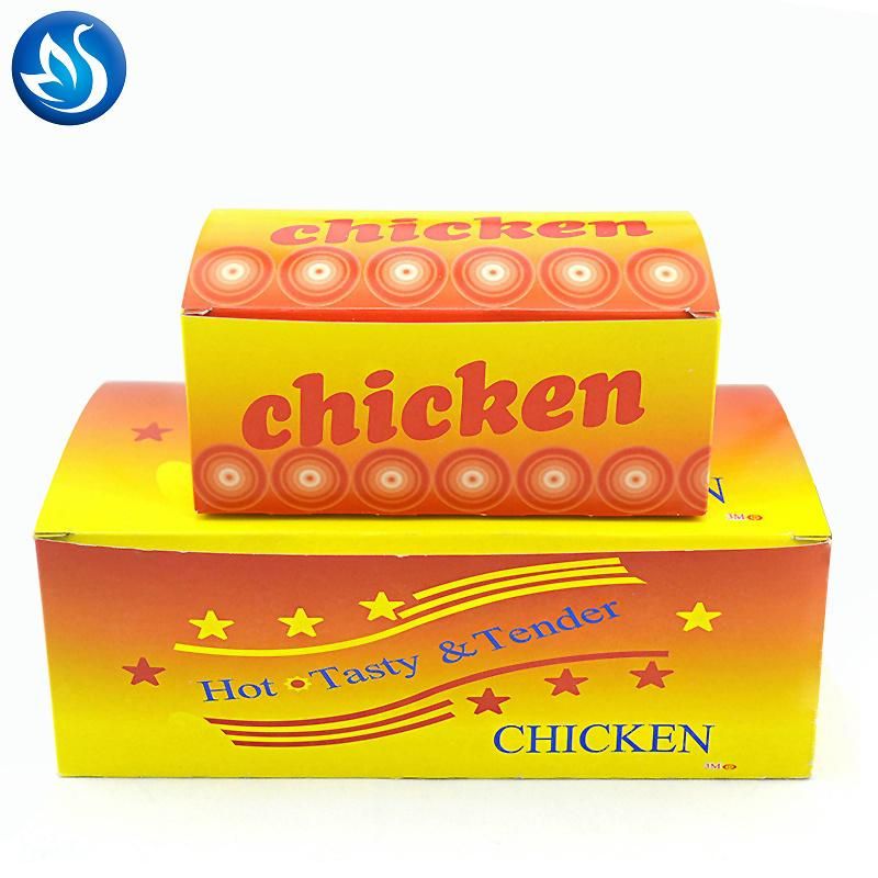 Disposable Takeaway Fried Chicken Paper Packaging Box Chicken Takeout Paper Box