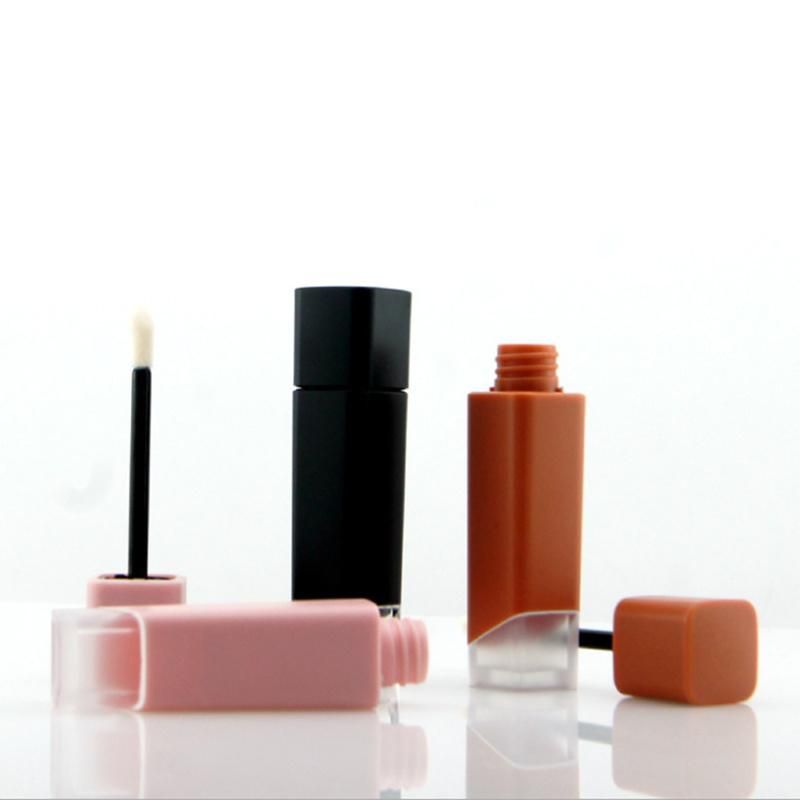 OEM ODM Custom Lipstick Case 5ml Durable Pink Empty Square Matte Lip Gloss Containers Tube Wholesalers