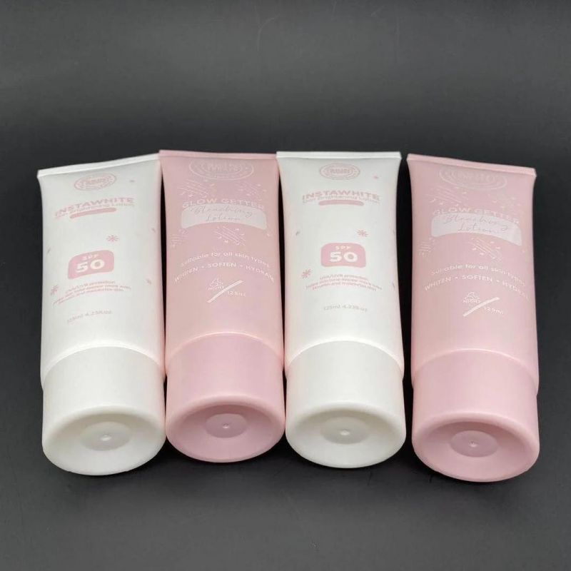 80ml Glossy Hot Stamping and Offset Printing Cosmetic Plastic Tube for Skin Glow Packaging