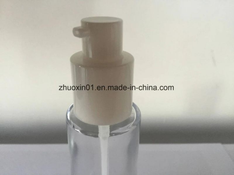 Round Cosmetic Packaging Glass Bottle for Lotion