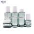 OEM Cosmetic Packaging 30g 30ml 80ml 100ml 120ml Glass Lotion Bottle with Frosted White Cap Cosmetic Cream Jar