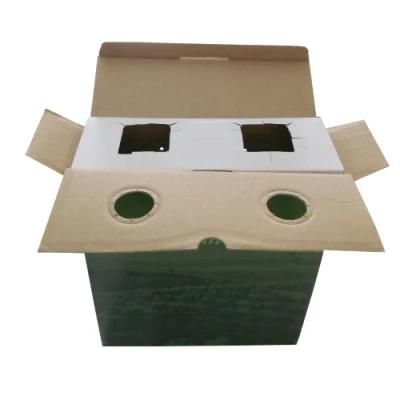 Shanghai Factory Black Color Offset Printing Corrugated Paper Box