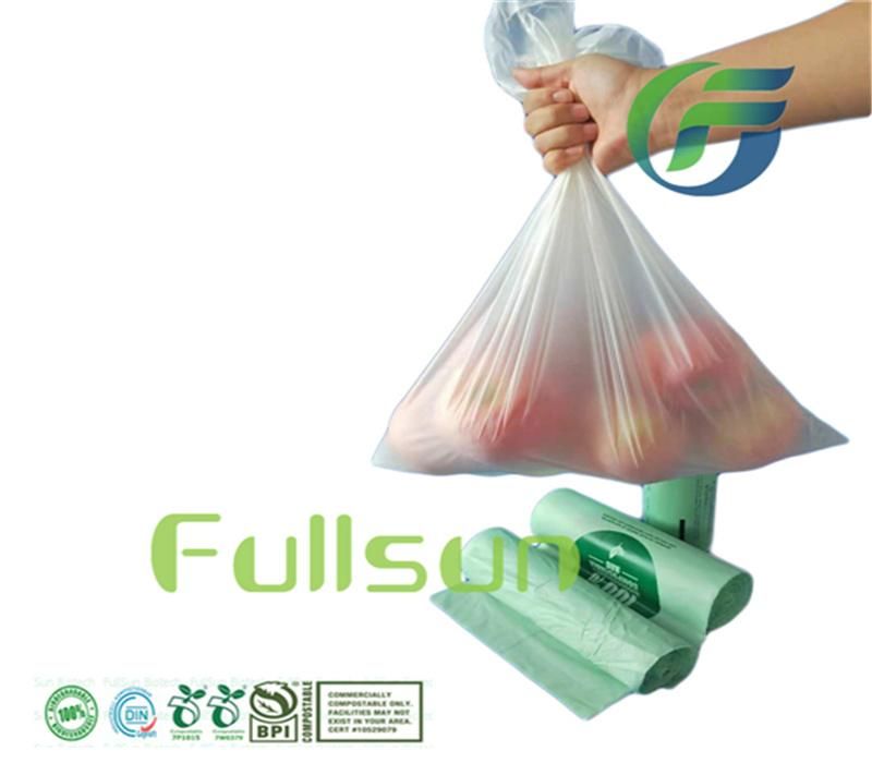 Biodegradable Packaging Bag Shopping Handbag Supermarket Fruit Food Bag