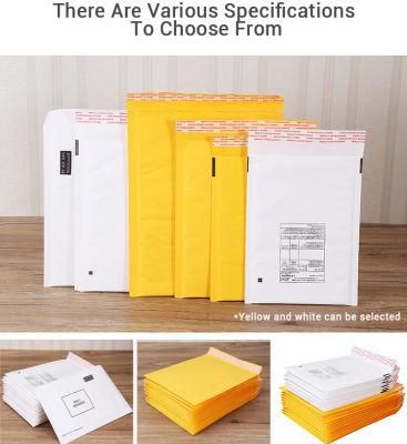 Colored Transport Bags Packing Kraft Bubble Mailer Waterproof Yellow Courier Envelops