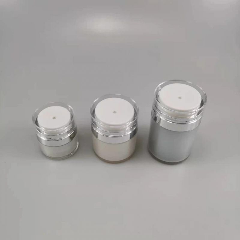 Empty 15ml 30ml 50ml 100ml Acrylic Press Pump Airless Cream Jar for Eye Cream