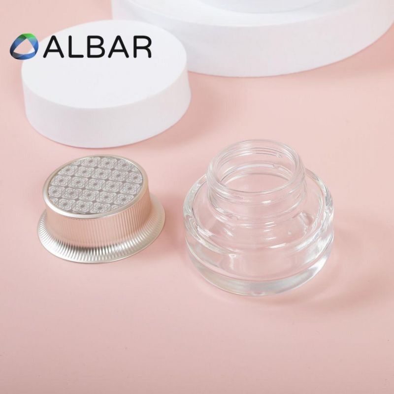 Series Crystal Clear Skin Care Bottles with Lotion Eye Cream Jar Serum Bottles