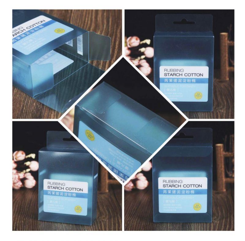 High Quality PVC Blue Plastic Box Packaging Storage Boxes for Skin Care Products