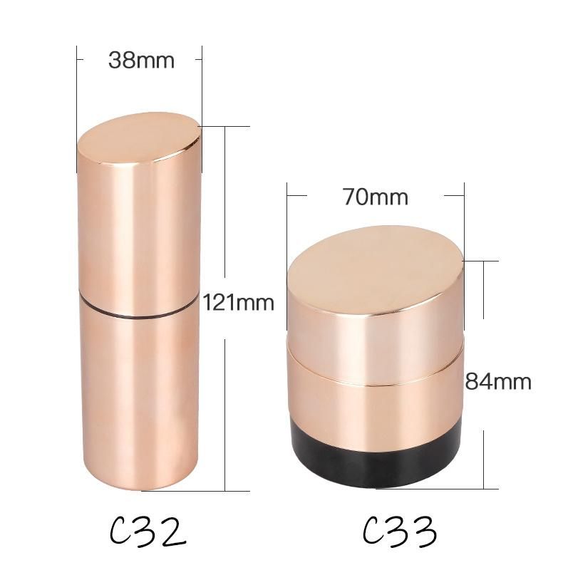 30ml Round Empty Plastic Cc Cream Liquid Founfation Stick Bottle Container