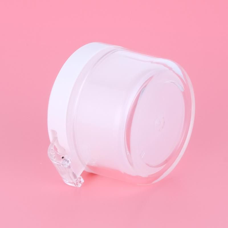 50ml 80ml Popolar-Unique Empty Plastic Transparent Cream Jar