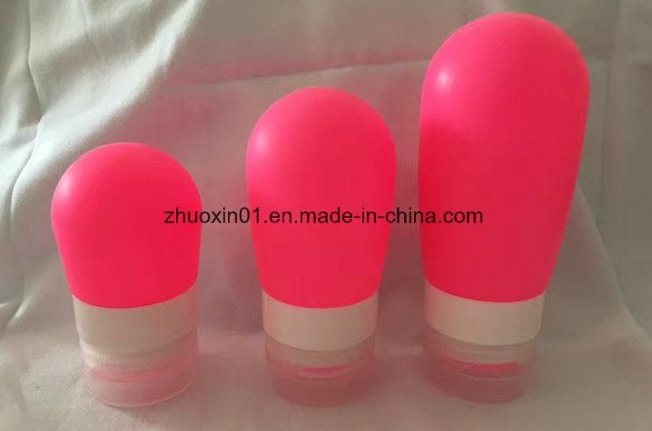 Empty Mango Shaped Silicone Travel Packing Press Bottle for Lotion Shampoo Bath