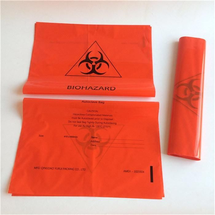 Plastic Medical Waste Bag Biohazard Infection Waste Bag