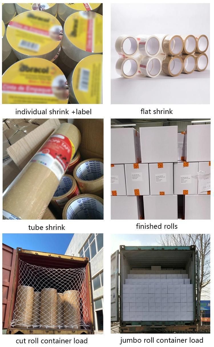 Clear Packing BOPP Tape Jumbo Roll