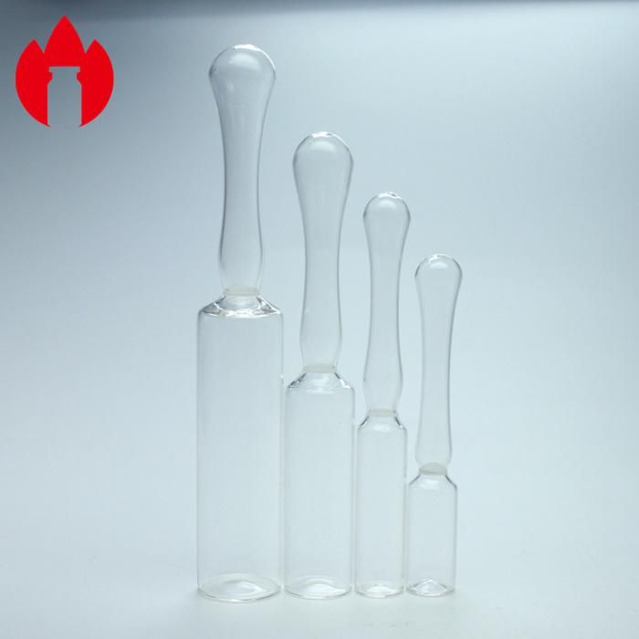 1ml 2ml 5ml 10ml Pharmaceutical Injection Clear or Amber Glass Ampoule