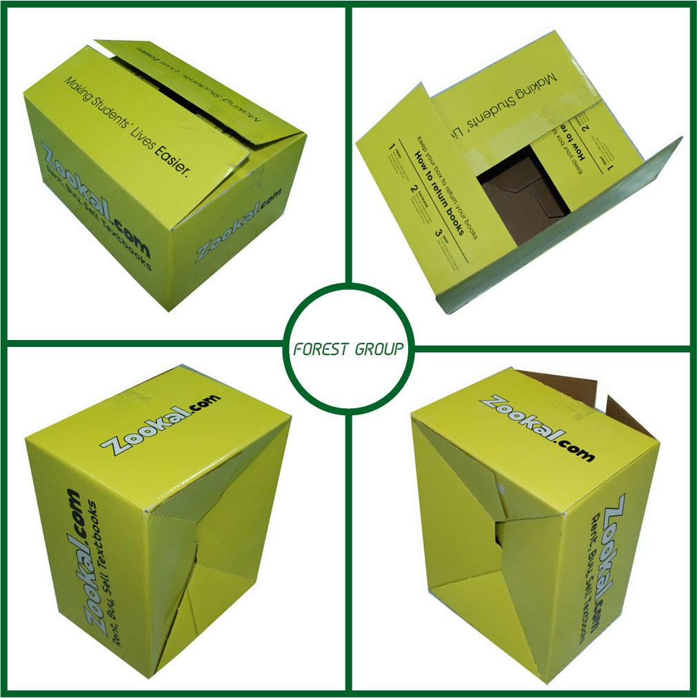 Food Grade Recyclable Milk Corrugated Shipping Box