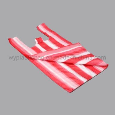 Candy Striped Plastic Carrier Bag 12X18X23 18 Micron (Heavy Strength) X 1000PCS; Medium Candy Stripe Vest Carrier Bags