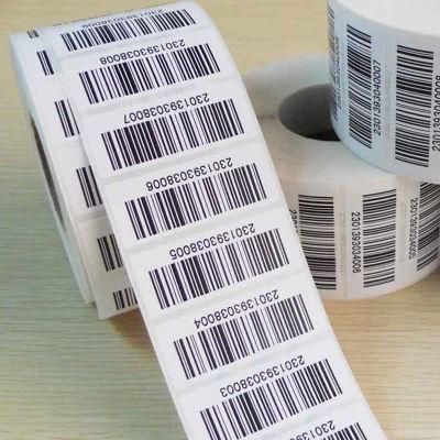Custom Sticker Manufacturer Barcode Label Sticker Size 25mm*10mm